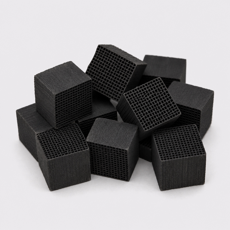 Honeycomb Carbon Catalyst Support