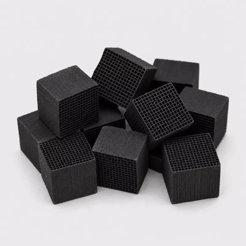 Honeycomb Carbon Catalyst Support